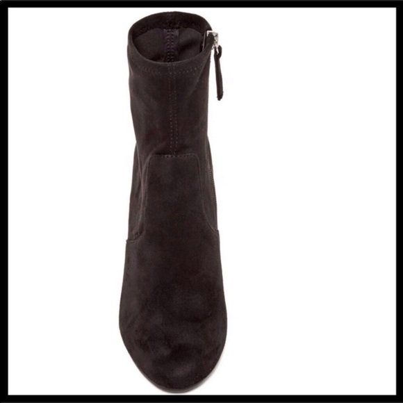 STEVE MADDEN BLACK BOOTIES STRETCH ANKLE BOOTS A3C - Picture 6 of 8
